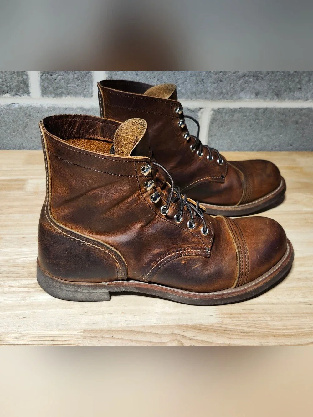 Red Wing Iron Ranger 8050 Copper Rough And Tough. Mens 7.5D